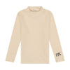 Retrokid Vince Mockneck Knit Oat/ Cream Sweater