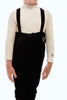 Retrokid Vince Boys Velvet Overall Black Pants