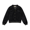 Retrokid Vince Velvet Snap Black Cardigan