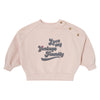 Tocoto Vintage Baby " Love My Vintage Family" Pink Sweatshirt