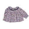 Tocoto Vintage Navy Flowers Print Baby Blouse