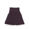 Bopop Velour Eggplant Skirt