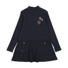 Bopop Badge Navy Dress