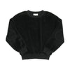 Bopop Velour Patch Boy Black Set