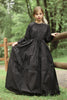 Little Tempest Tiered Black Gown