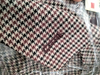 Nupkeet Boys 2 Button Burgundy/Black Check Blazer with Flap Pockets