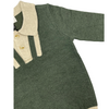 Klai Green Collar Polo Sweater