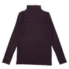 Bopop Striped Eggplant Mockneck