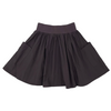 Little Parni Girls Taffeta  Plum Skirt K455