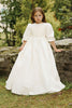 Little Tempest White Smocked Gown