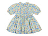 Morley Girls Henry Bleu Dress Long with collar