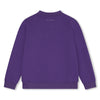 Karl Lagerfeld Purple Sweatshirt With Karl Address Logo on Front