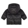 Karl Lagerfeld Black Puffer Jacket With KL Monogram