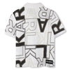 Karl Lagerfeld Boys Logo Short Sleeve White Black Polo