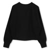 Karl Lagerfeld Girls Black Rhinestone Logo Sweatshirt