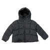 Bomboogie Padded Hooded Black Coat