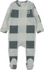 Bonjoy Grid Slate Footie