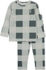 Bonjoy Grid Slate Pajamas FINAL SALE