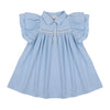 Bopop Blue Smocked Dress