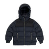 Colmar Navy Quilted Hoodie Jacket with Contrast Inserts