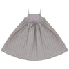 Calla Lili Girl Quilted Taupe Dress.