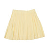 Coco Blanc Pleated Pale Yellow Skirt