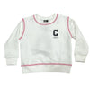 Colmar White Sweatshirt with Stitching and Logo