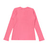 Crew Kids Micro Rib Pink Tee