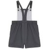 Calla Lili Boy Short Grey Overall.