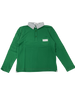 Zaloo Chambray Pocket Longsleeve Green Rugby Tshirt