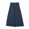 Urban Edge Paneled Denim Navy Skirt