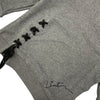 Limited Edition Yarn Stitched Grey Sweater