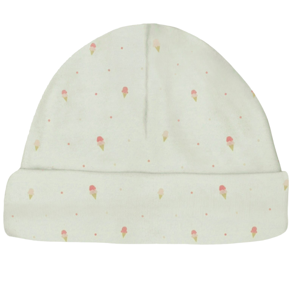 Coton Pompom Little Ice Cream Cones Baby Hat - Girl