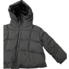 Bomboogie Padded Hooded Black Coat
