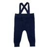 Mann Lionel Navy Baby Lionel Suspenders + Kenzo Mohair Sweater SET