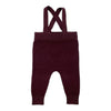 Mann Plum Baby Lionel Suspenders + Kenzo Mohair Sweater SET