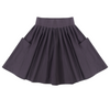 Little Parni Girls Taffeta  Plum Skirt K455