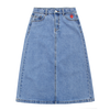 Little Parni Long Blue Denim Skirt K501