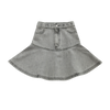 Little Parni Short Grey Denim Skirt K502