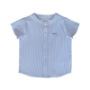 Little Parni Boy Navy Blue Striped Shirt K651