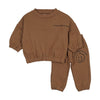 Farren and Me French Terry 2-Piece  Ochre Set.