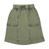 Farren & Me Washed Edge Washed Khaki Skirt