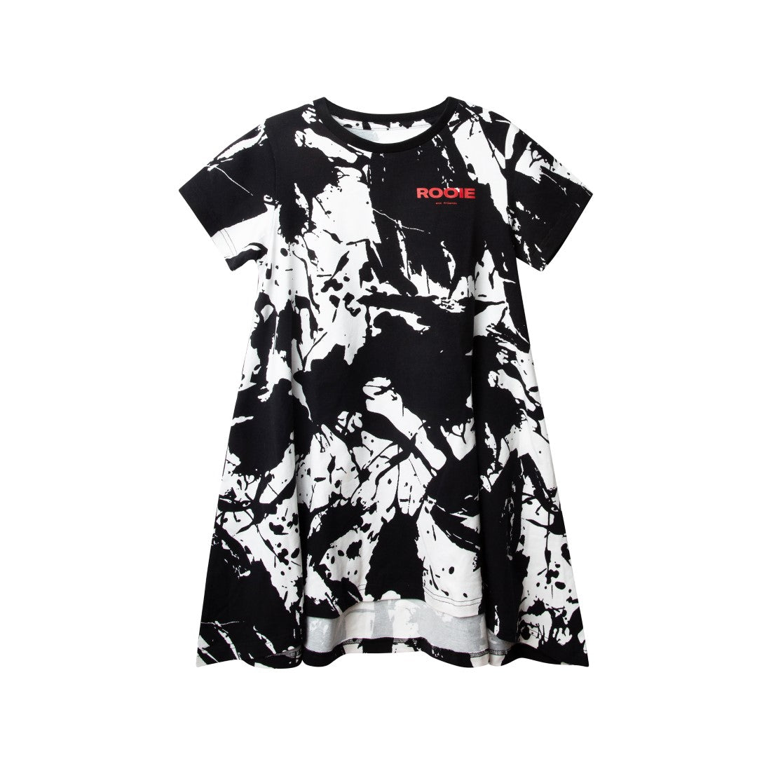 Rooie and Friends Mila Black/White Dress 3Y / Black/White, Size 3Y