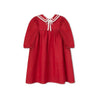 Madeleine Girl Longsleeve Red Sailor Dress