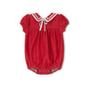 Madeleine Girl Red Romper