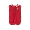 Madeleine Boy Red Romper
