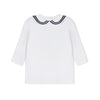 Madeleine Girl Longsleeve White Sailor Tee