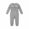 Little Parni Velour Grey Overall Set K726