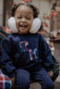 Retrokid Miles Plaid Baby Boy Navy Set