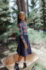 Retrokid Margo Printed Plaid Plaid Turtleneck